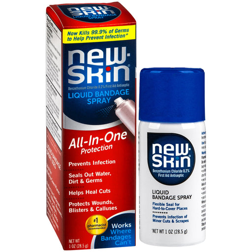 New Skin New-Skin First Aid Antiseptic Liquid Spray Bandage, 1 oz First Aid