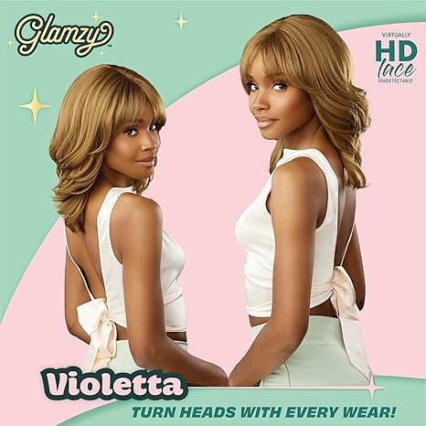 Mill's Beauty Supply Sensationnel Glamzy Synthetic Hair Glueless HD Lace Parting Wig - VIOLETTA Wigs