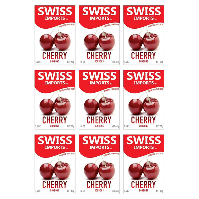 Swiss Imports Cherry Sugarfree Candy Bonbons - 1.4oz