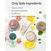 AsiaBeautyMall Mary & May Vegan Wash Off Mask Mini Gift Set Face Mask