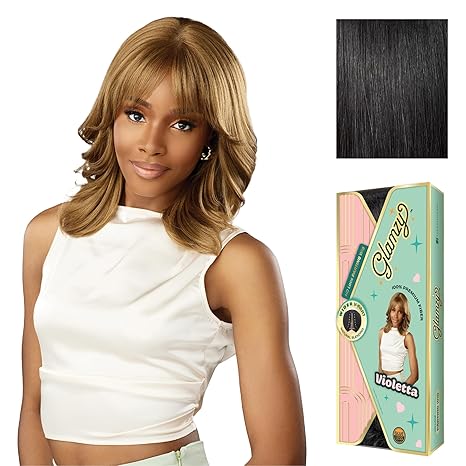 Mill's Beauty Supply Sensationnel Glamzy Synthetic Hair Glueless HD Lace Parting Wig - VIOLETTA Wigs
