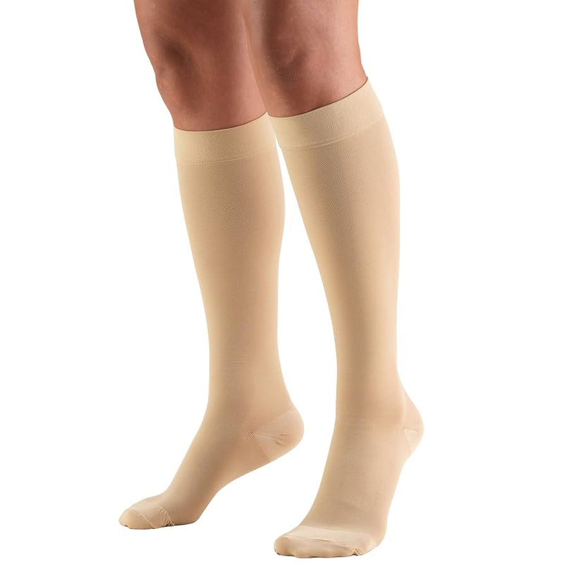 truform Dr Comfort Knee High Medical Shape To Fit 20-30 Mmhg Compression Sz Small Beige Apparel & Accessories