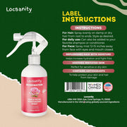 Locsanity Rosewater Hair and Facial Daily Moisturizing/Refreshing Spray Locking & Tightening & Moisturizing