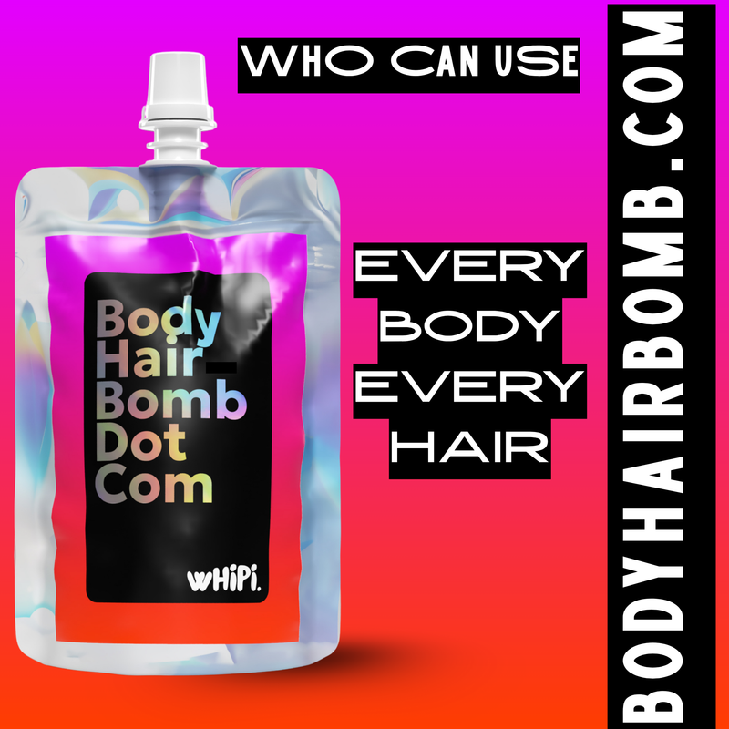 Whipi Co Body Hair Bomb Dot Com- Everything Cream