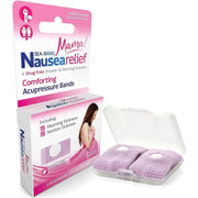 Sea-Band Sea-Band Mama Morning Sickness Relief Acupressure Wrist Bands - 1 Pair / 2 Oz Morning Sickness Relief Band Misty Rose