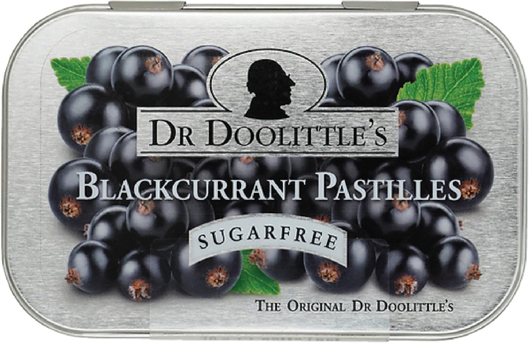 Dr Doolittle's Blackcurrant Sugarfree Pastilles - 25 Count 60g