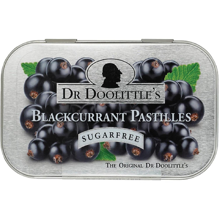 Dr Doolittle's Blackcurrant Sugarfree Pastilles - 25 Count 60g