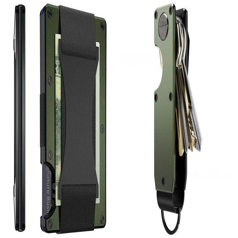 SmartPursue™ Carbon Fiber Wallet - RFID Blocking Metal Card Holder Card Wallet