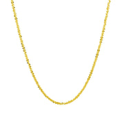Bids.com 14k Yellow Gold Sparkle Chain 1.5mm Necklaces