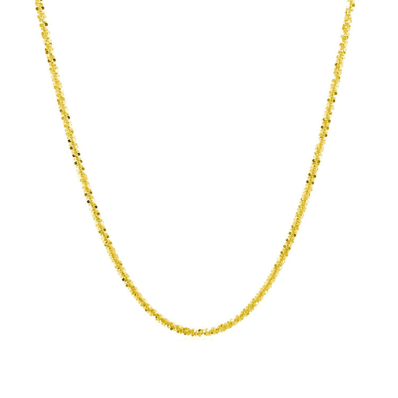 Bids.com 14k Yellow Gold Sparkle Chain 1.5mm Necklaces