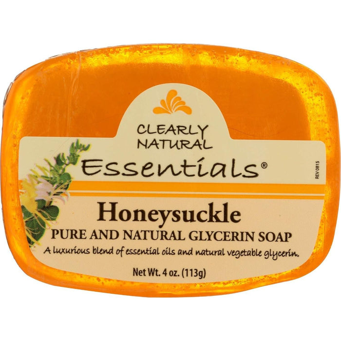 Clearly Natural Essentials Honeysuckle Glycerin Soap 4 oz