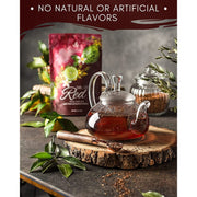 Gardenika Shop Bergamot Red Rooibos Loose Tea, Antioxidant Rich /w Bergamot Oil - Herbal & Caffeine-Free - Soothing & Comforting - Organic & Kosher Loose Leaf Tea