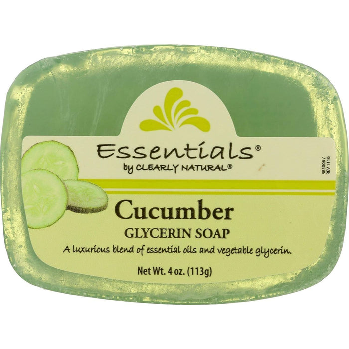 Clearly Natural Essentials Cucumber Glycerin Soap 4 oz