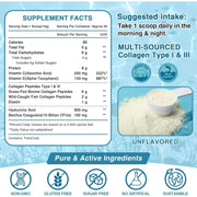 Nature Target Marine Collagen Peptides Powder, 10 Billion CFUs, 12.35 OZ Collagen