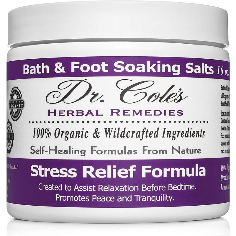 COLEHERBALS LLC 31 - Dr. Cole's Stress Relief Soaking Salts Herbal