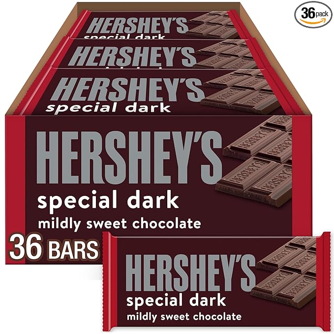 Hersheys Chocolates  Hersheys Special Dark Bar  36 Ct
