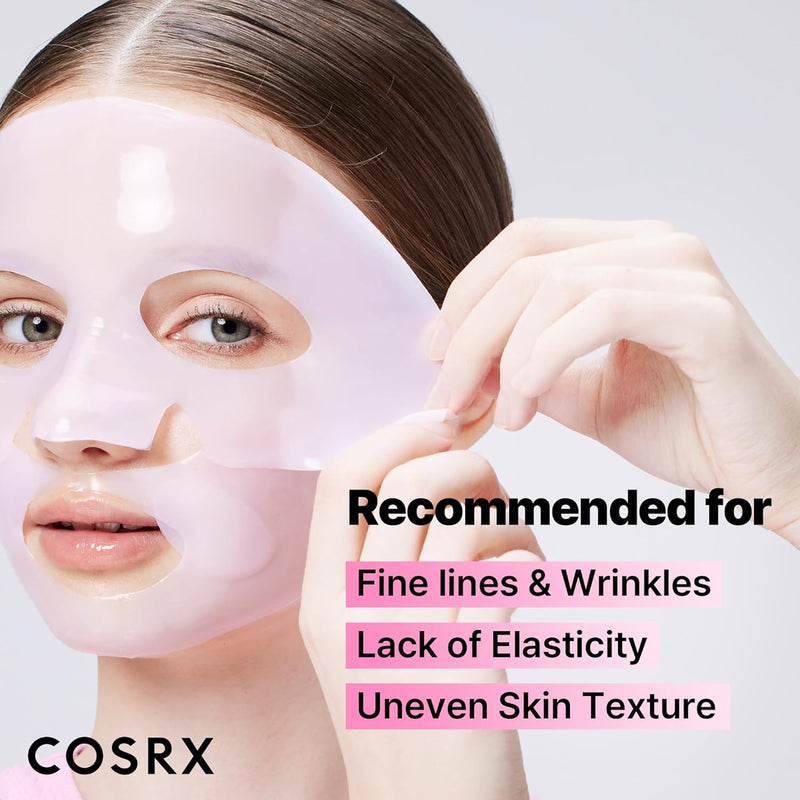 AsiaBeautyMall Cosrx The Peptide Collagen Lifting Glow Hydrogel Mask Face Mask Lavender