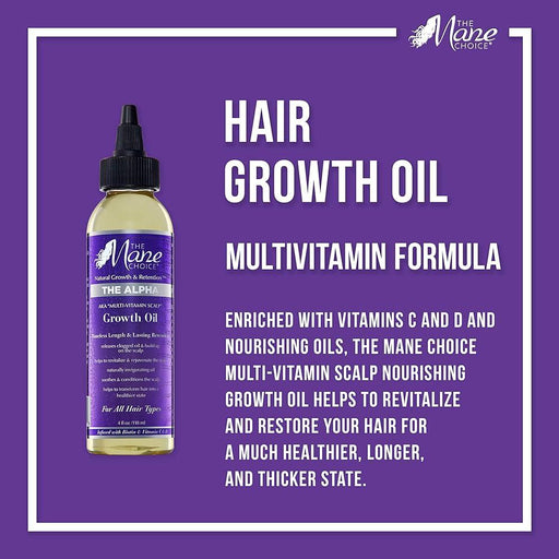 The Mane Choice Multi-Vitamin Scalp Nourishing Hair Growth Oil 4 oz