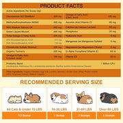 Nature Target Glucosamine Joint Supplement for Dogs & Cats, 90 Scoops Pet Vitamins Supplements
