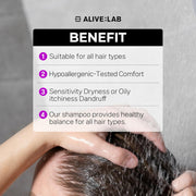 AsiaBeautyMall ALIVE:LAB O2 Scalp Water Shampoo Shampoo Gray