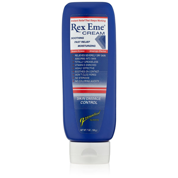 Rex Eme Rex Eme Cream Jar Instant Relief Skin Damage Control 7 Oz Medicine & Drugs