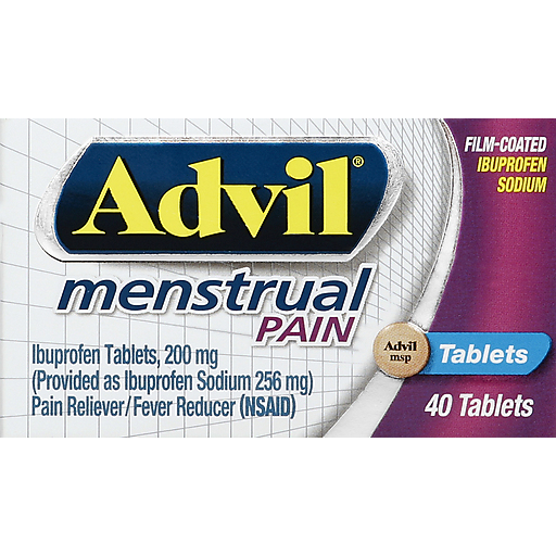 Advil Advil Menstrual Pain Reliever & Fever Reducer Tablets Health & Beauty Lavender