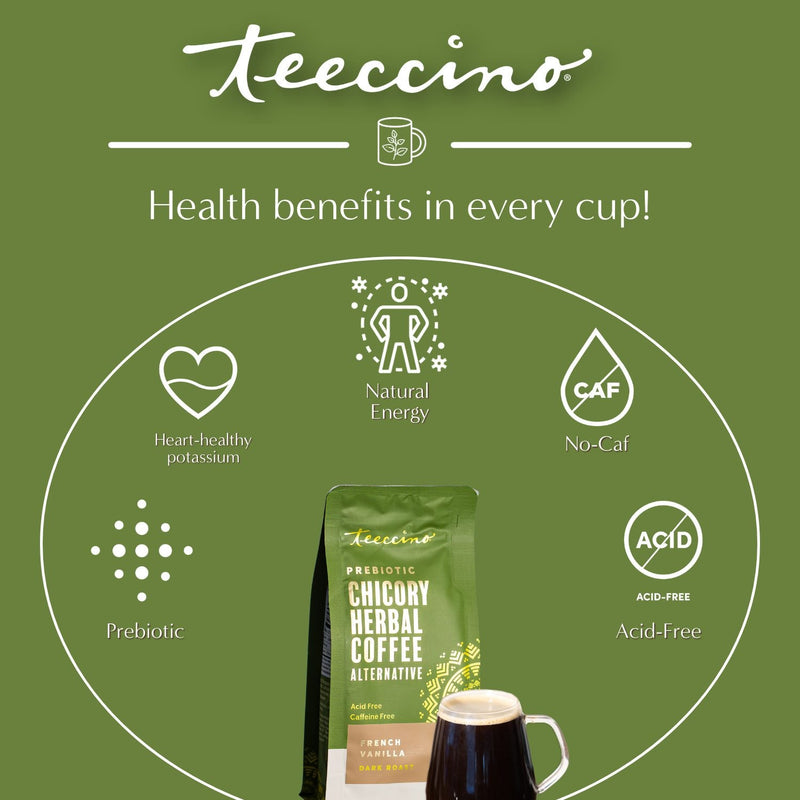 Teeccino French Vanilla Chicory Herbal Coffee Herbal Coffee