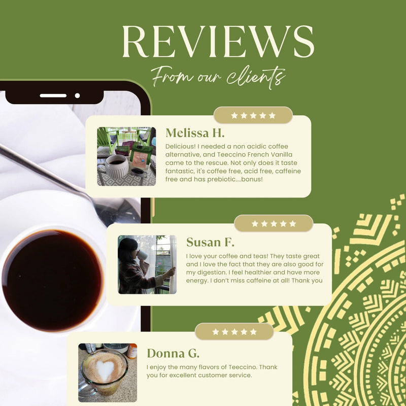Teeccino French Vanilla Chicory Herbal Coffee Herbal Coffee