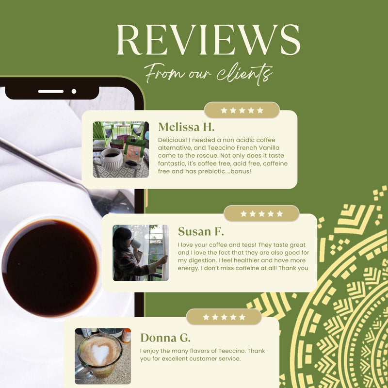 Teeccino French Vanilla Chicory Herbal Coffee Herbal Coffee