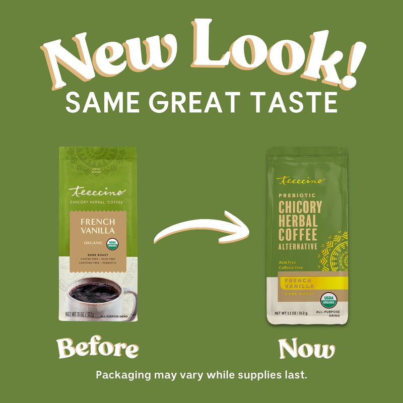 Teeccino French Vanilla Chicory Herbal Coffee Herbal Coffee