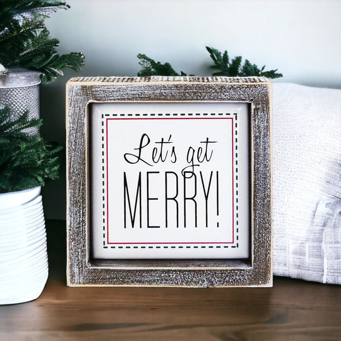 Get Merry 5" Sign