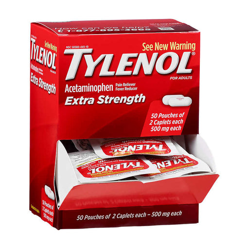 Tylenol Tylenol Extra Strength Caplets Acetaminophen Pain Reliever Fever Reducer Medicine & Drugs