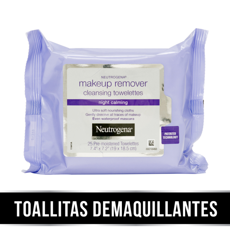 Neutrogena Neutrogena Night Calming Makeup Remover Face Wipes Makeup Removers
