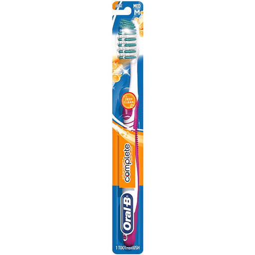 Oral-B Oral-B Advantage Complete Deep Clean Large Medium Toothbrush Toothbrushes Dark Cyan
