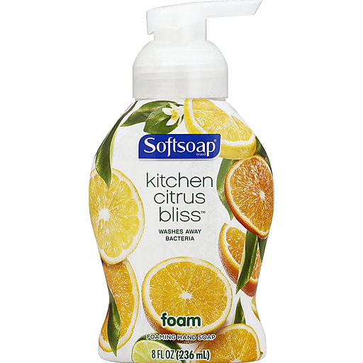 Softsoap Softsoap Fragrance Collection Hand Soap, Foaming, Kitchen Citrus Bliss Bar Soap White Smoke
