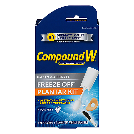 Compound W Compound W Maximum Freeze Off Plantar Wart Removal System Wart Removers