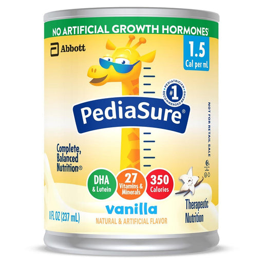 PediaSure PediaSure® 1.5 Cal Vanilla – 8 Fl oz  Cans (Case of 24) Nursing & Feeding