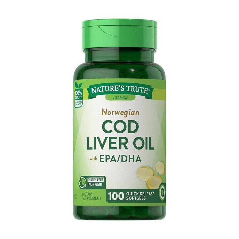 Nature's Truth Nature's Truth Norwegian Cod Liver Oil With EPA / DHA Vitamins & Supplements