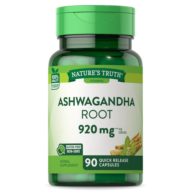 Nature's Truth Nature's Truth Quick Release Capsules 920 Mg Ashwagandha Root Vitamins & Supplements