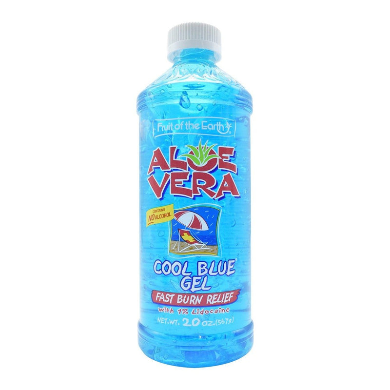 Fruit of the Earth Fruit of the Earth 100% Pure Aloe Vera Gel, 20 oz – Fragrance Free & Non-Oily Lotion & Moisturizer White Smoke