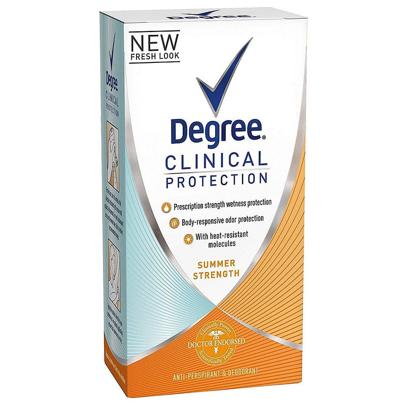 Degree Degree Clinical Protection Summer Strength Antiperspirant & Deodorant - 1.7oz Deodorant & Anti-Perspirant