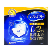 AsiaBeautyMall Unicharm Silcot Sponge Touch Moisturizing Cotton Pad Facial Towel