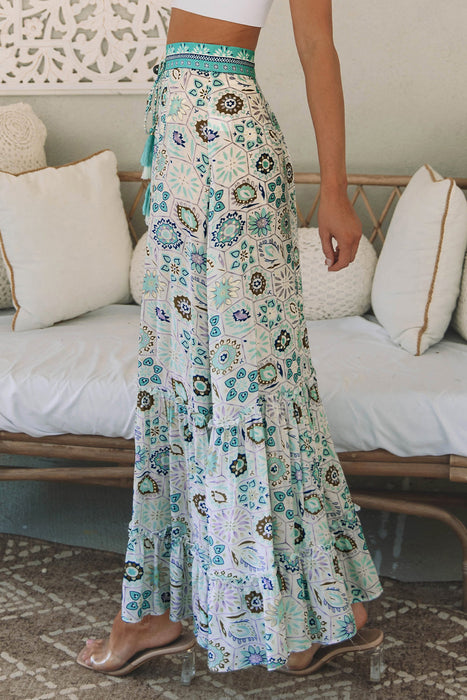 Noemi Floral Print Maxi Skirt