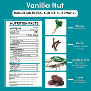 Teeccino Dandelion Vanilla Nut Herbal Coffee Herbal Coffee