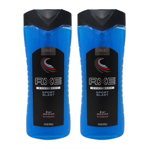 AXE AXE Sport Blast Clean + Recharged 2 In 1 Body & Hair Wash 16 Fl. Oz. Bottle Body Wash White Smoke