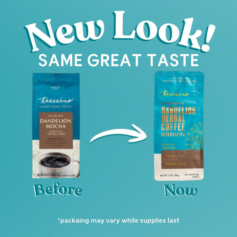 Teeccino Dandelion Mocha Herbal Coffee Herbal Coffee
