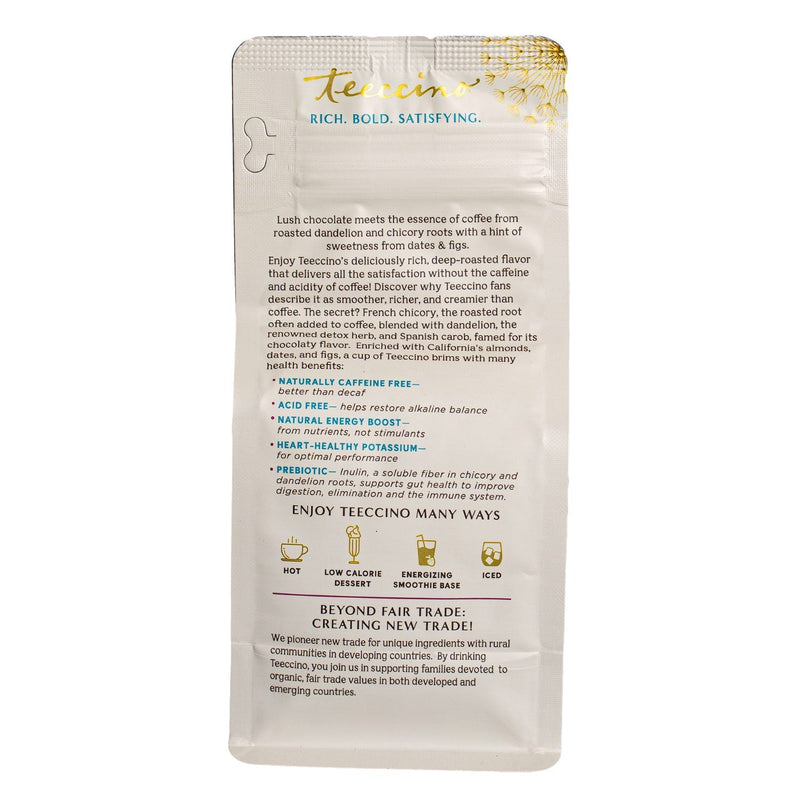 Teeccino Dandelion Mocha Herbal Coffee Herbal Coffee