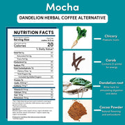 Teeccino Dandelion Mocha Herbal Coffee Herbal Coffee