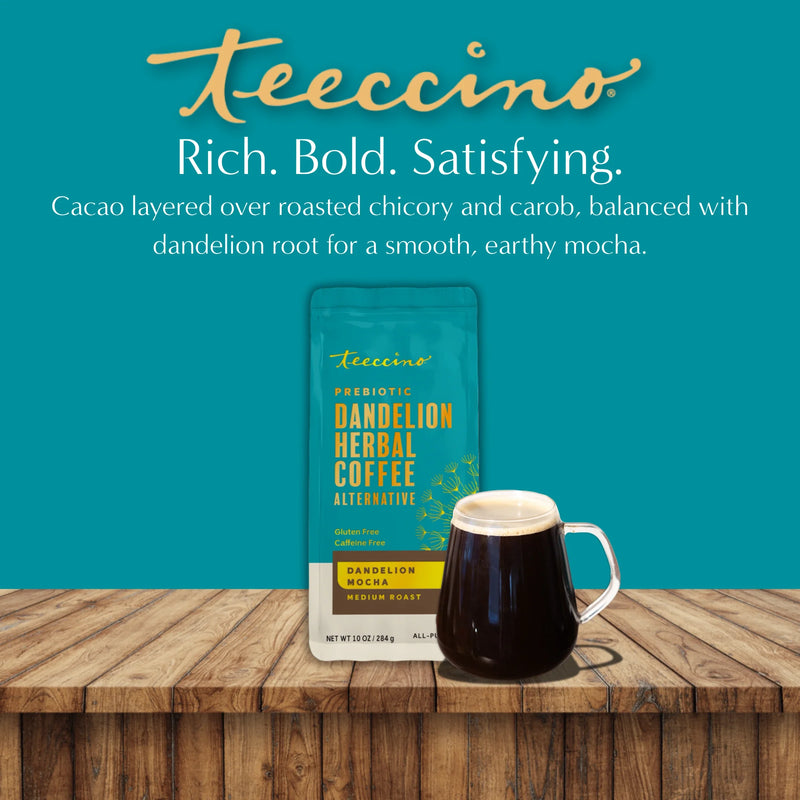 Teeccino Dandelion Mocha Herbal Coffee Herbal Coffee