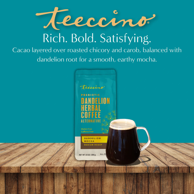 Teeccino Dandelion Mocha Herbal Coffee Herbal Coffee